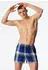 Schiesser 2-Pack Boxershorts Webware blau gemustert Boxershorts Multipack (183638-908)