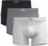 Calvin Klein 3-Pack Trunks (LV00NB4472) black/misty grey/white