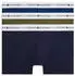 Tommy Hilfiger 3-Pack Signature Repeat Logo Waistband Trunks (UM0UM03889) blue/navy/olive/white