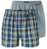 Schiesser Boxershorts 2er-Pack Webware gemustert Boxershorts Multipack (183638-910)