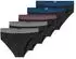Schiesser Rio Slip (183216) schwarz/grau/blau