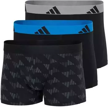 Adidas Active Flex Cotton Boxer Shorts 3er-Pack (281391) schwarz/dunkelgrau/farbmix