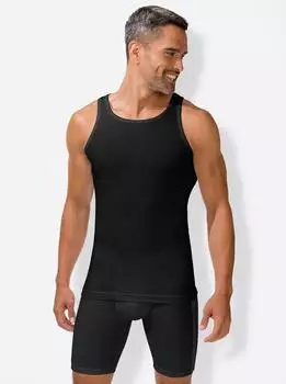 Witt Weiden Achselhemd Unterhemd Ärmellos 3er-Pack (639867_5) schwarz