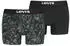 Levi's 2-Pack Optical Illusion Organic Boxer (89926256) grün/schwarz