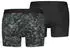 Levi's 2-Pack Optical Illusion Organic Boxer (89926256) grün/schwarz