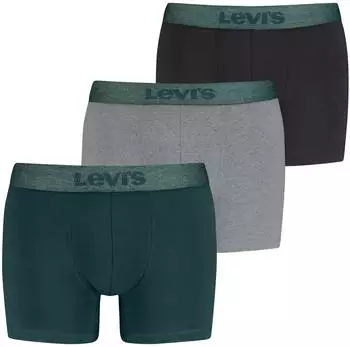Levi's Men Mel WB Boxer Brief (3er Pack) gr&uuml;n/grau/schwarz