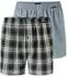 Schiesser Boxershorts 2er-Pack Webware mehrfarbig gemustert - Boxershorts Multipack (183638-918)