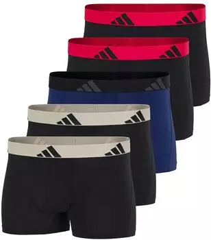 Schiesser Enge Boxershorts 5er-Pack Blau/Schwarz - ADIDAS (4AM019-911)