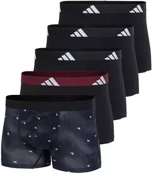 Schiesser Enge Boxershorts mit Logo 5er-Pack Schwarz gemustert - ADIDAS (4AM019-914)