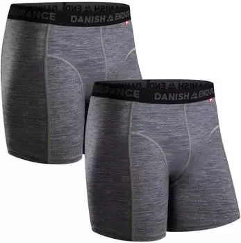 Danish Endurance 2-Pack Boxershorts Merino Trunks (DN-175000)
