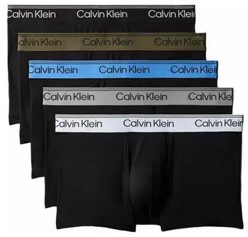 Calvin Klein 5-Pack Low Rise Trunk (Lv00nb4412) black