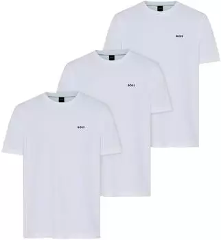 Hugo Boss T-Shirts basic 3-Pack weiß
