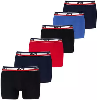 Levi's Repeat SPW Logo Boxer Brief (82702213) schwarz/rot/blau