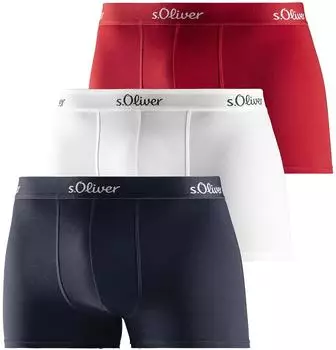 s.Oliver 3-Pack Boxershorts (6007565) marine/red/white