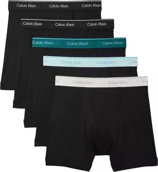 Calvin Klein 5-Pack Boxer Brief (LV00NB1429) beige/azure/emerald/black