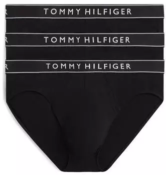 Tommy Hilfiger Everyday Essentials 3er-Pack Slips in Schwarz (UM0UM038560SE)
