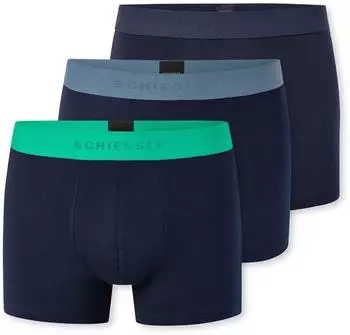 Schiesser 3-Pack Shorts Organic Cotton mehrfarbig 95/5 (180194-927)