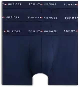 Tommy Hilfiger 3-Pack Signature Logo Microfibre Trunks (UM0UM03877) carbon navy