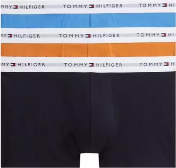 Tommy Hilfiger 3-Pack Signature Repeat Logo Waistband Trunks (UM0UM03889-0VO) orange