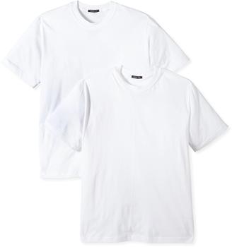 Schiesser 2-Pack American T-Shirts Essentials Rundhals weiß (208150-100)