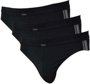 Schiesser Rio-Slips 3er Pack schwarz Cotton Essentials (35110/007)