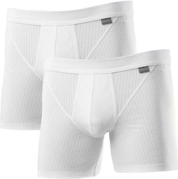 Schiesser Shorts mit Eingriff 2er-Pack weiß Authentic