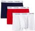 Calvin Klein 3er-Pack Shorts - Cotton Stretch weiß/rot/dunkelblau (U2662G-103)