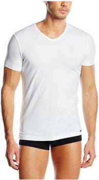 Olaf Benz T-Shirt V-Ausschnitt Uni weiß (107.418/1000)