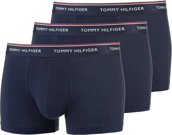 Tommy Hilfiger 3er-Pack Stretch Cotton Trunks peacoat blau (1U87903842-409)  Test TOP Angebote ab 33,95 € (Februar 2023)