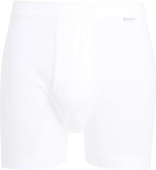 Götzburg Hose Kurz Premium Feinripp weiß (641112-0011-1)