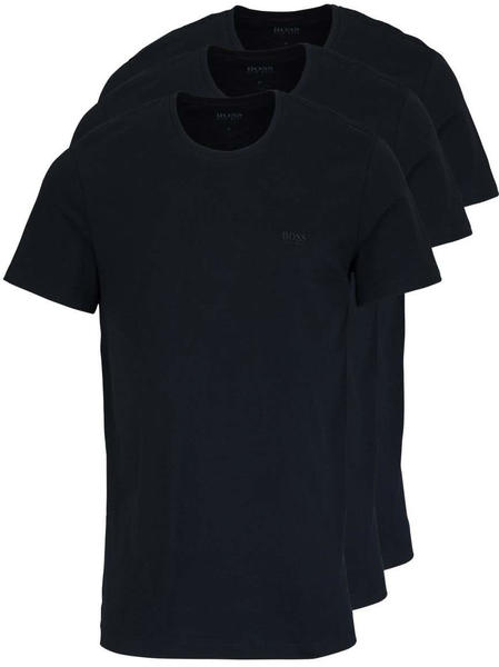 Hugo Boss Regular Fit T-Shirt 3er-Pack black (50325388-001)