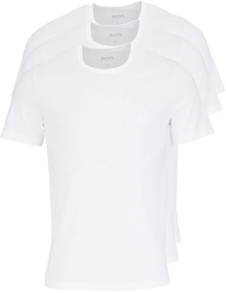Hugo Boss Regular Fit T-Shirt 3er-Pack weiß (50325388-100)