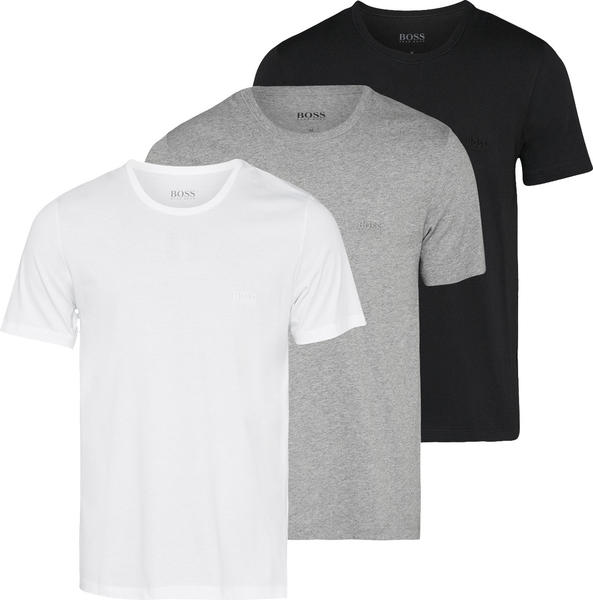 Hugo Boss Regular Fit T-Shirt 3er-Pack weiß/grey/black (50325388-999)