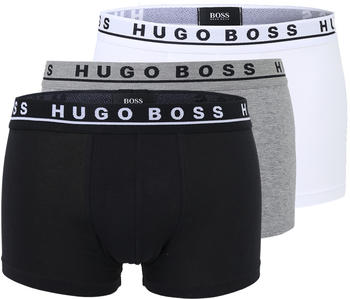 Hugo Boss 3-Pack Trunk CO/EL weiß/grey/black (50325403-999)