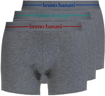 Bruno Banani Power Cotton New Boxer 3er-Pack grau (2201-1343-103)