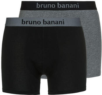 Bruno Banani Flowing Shorts 2er-Pack schwarz (2201-1388-1811)