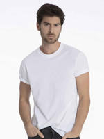 CALIDA T-Shirt "Natural Benefit" 2er Pack, Modern Fit, Single Jersey, Kurzarm,