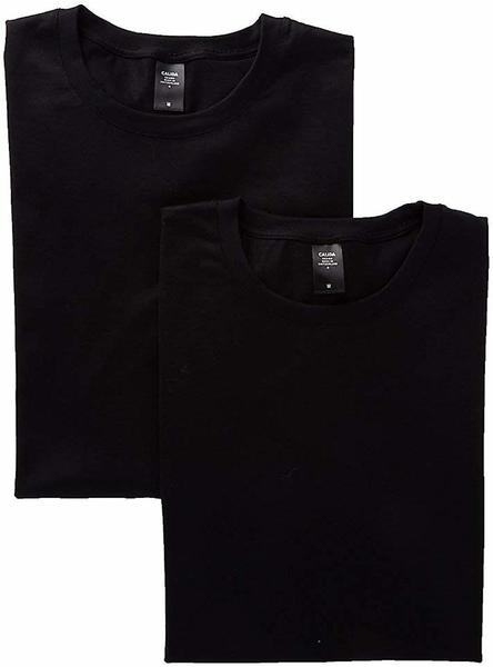 Calida Bodywear Calida Natural Benefit T-Shirt 2er-Pack schwarz (14341-992)