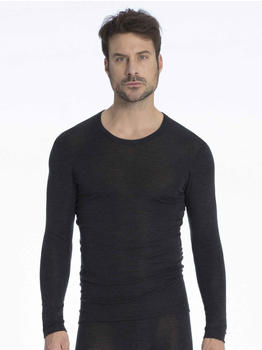 Calida Wool & Silk Langarm-Shirt schwarz (15060-785)