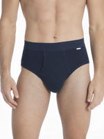 Calida Cotton 1 Herr Midi Gylf 23112 Marine Baumwolle Small Herren