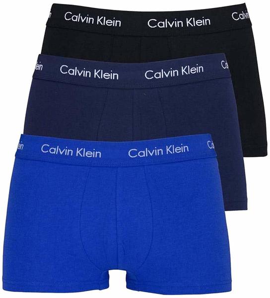 Calvin Klein 3-Pack Low Rise Trunks - Cotton Stretch (U2664G-4KU)
