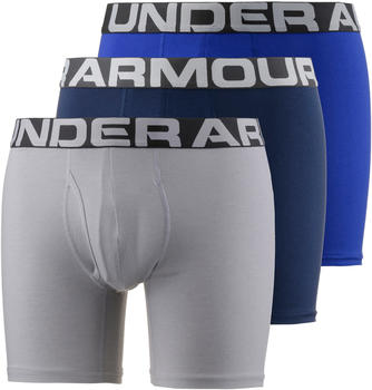 Under Armour Charged Cotton 6in 3-Pack royal / academy / mod grey medium (1327426-40)