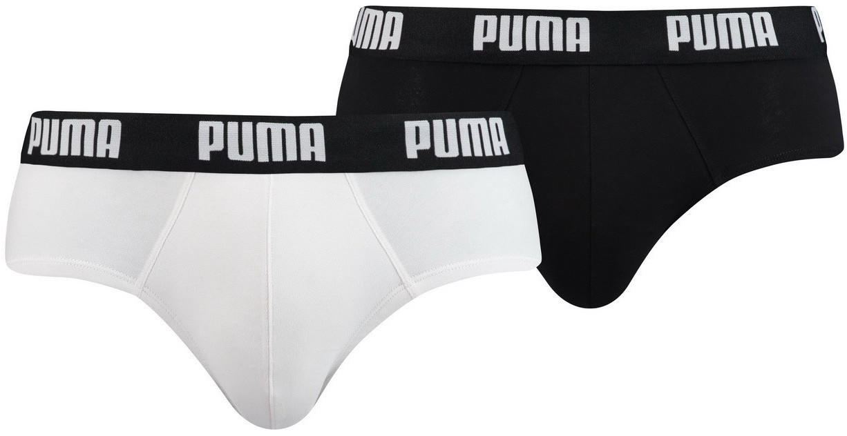 Puma Basic Slips 2er-Pack white/black (521030001-301) Test - ab 11,95 €  (Januar 2024)