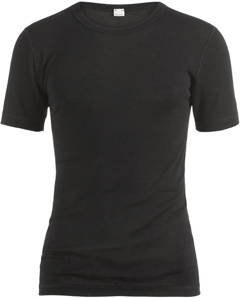 hessnatur Halbarm-Shirt PureWOOL aus Bio-Merinowolle (36668) schwarz