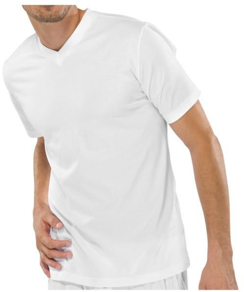 Schiesser American T-Shirt 1/2 Arm 2er-Pack weiß (208151-100)