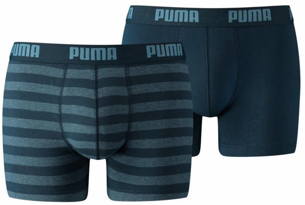 Puma 2-Pack Stripe Boxershorts blue (591015001-162)