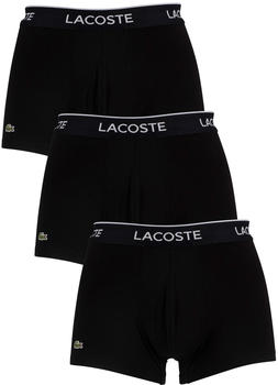 Lacoste 3-Pack Boxershorts Casualnoirs (5H3389) black
