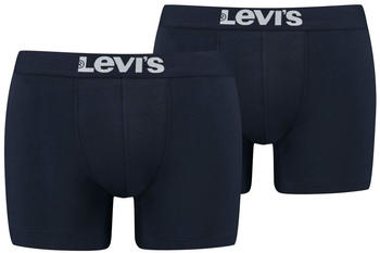 Levi's 2-Pack Solid Basic Boxer (905001001-321) navy