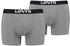 Levi's 2-Pack Solid Basic Boxer (905001001-758) grey