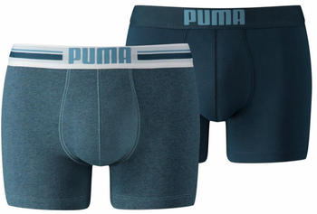Puma 2-Pack Placed Logo Boxershorts blue (651003001-162)